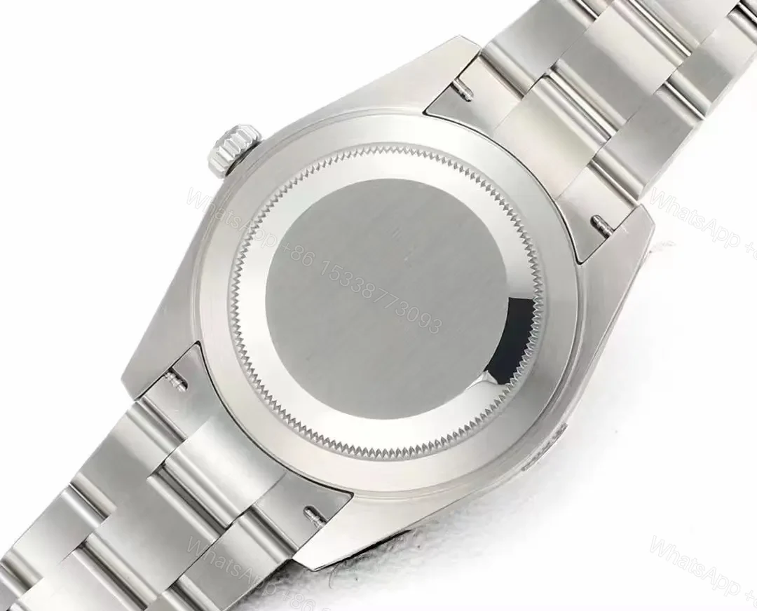 View 8 of OW Factory Clean Factory Rolex Datejust 41mm Silver Grey Dial Watch