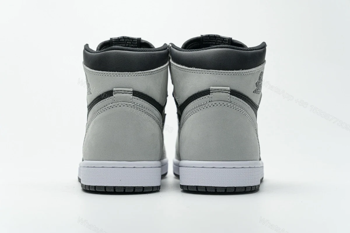 View 4 of Air Jordan 1 Shadow 2.0 Black Light Smoke Grey 555088-035