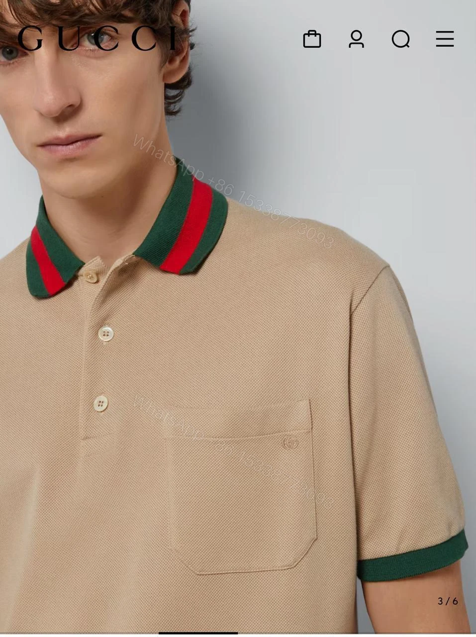 View 20 of First Copy Gucci Imported Quality Exclusive Polo Tees for Men