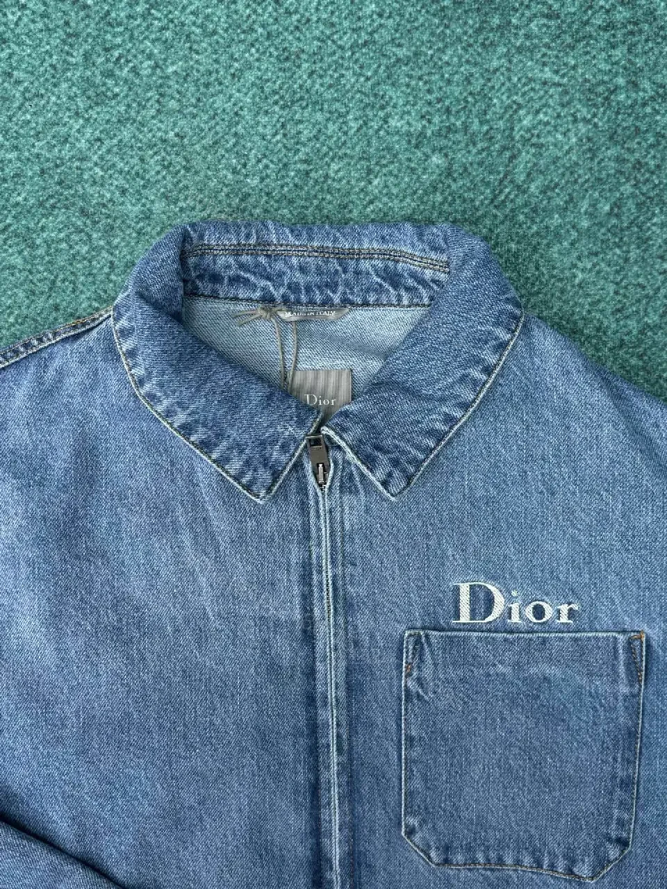 View 10 of Denim Jacket: Dior-Inspired Edge, Durable Comfort