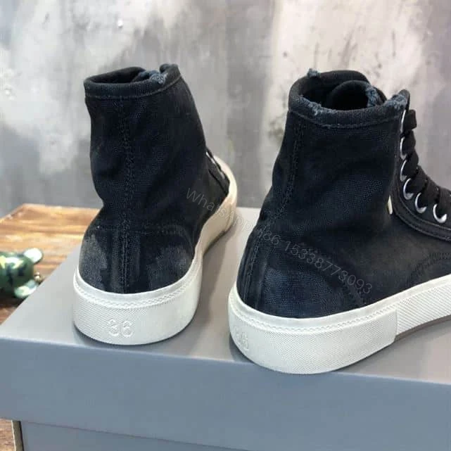View 5 of BALENCIAGA MEN’S PARIS HIGH TOP TRAINERS IN BLACK – BB210