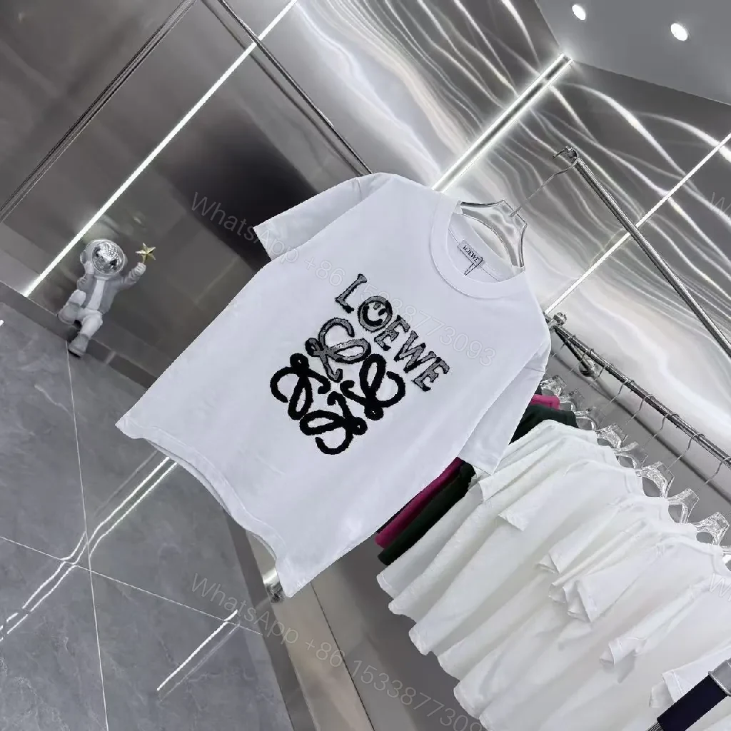 View 4 of Luxe Graphic Logo Tee – Elevated Statement Top
