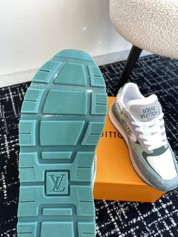 View 6 of Mint Mesh LV Sneakers: Luxe Comfort High-Top