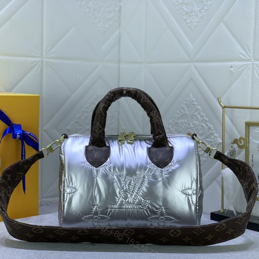 View 2 of Louis Vuitton Speedy Bandoulière 25 Silver 25Cm M20973