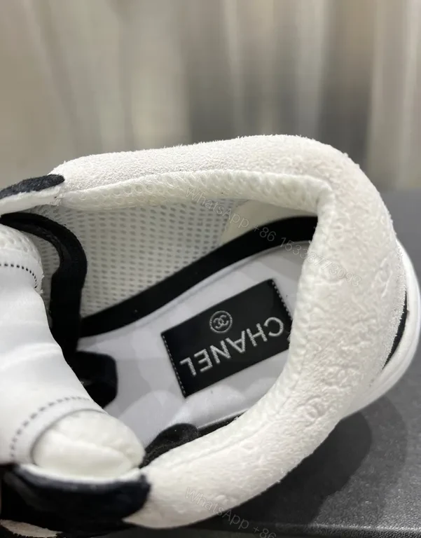View 2 of Ultra-Polished Leather Sneaker: Black & Ivory Luxe High-Top