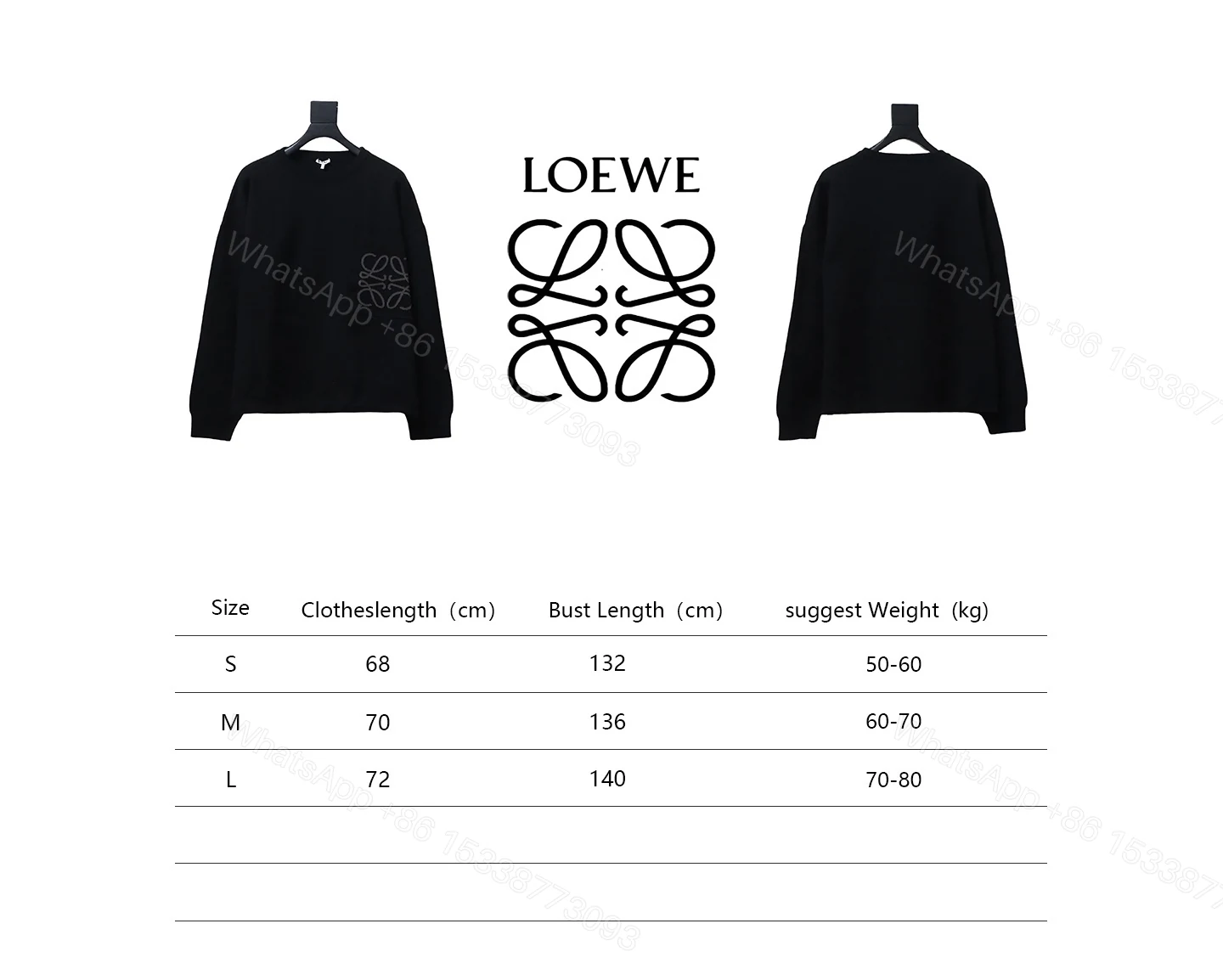 View 7 of Loewe Pocket Printed Sweater 24Fw black