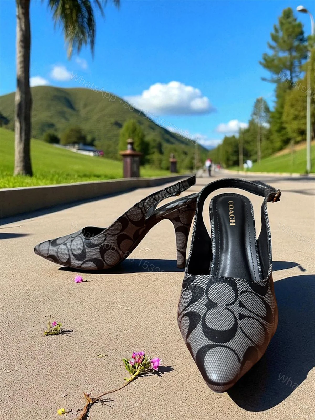 View 3 of FIRST COPY COACH HEELS FOR WOMEN
