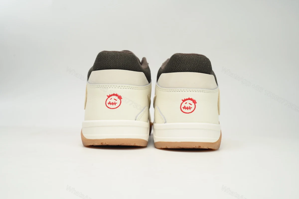 View 3 of Travis Scott × Nike Jordan Jumpman Jack TR White Brown FZ8117-100