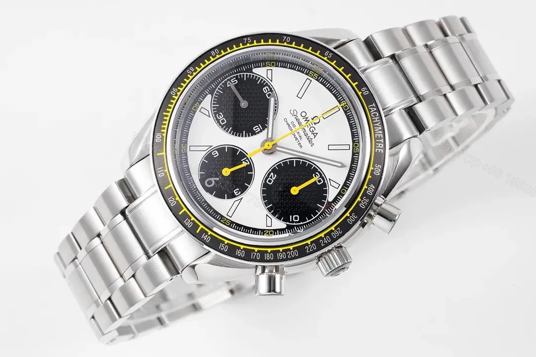 View 3 of Omega Speedmaster Professional 326.32.40.50.06.001 Multifunction Chronograph Watch Silver with White Dial and Black Sub dials