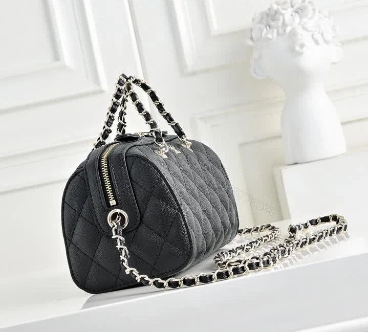 View 3 of Chanel Mini Boston Bowling Bag AP4474