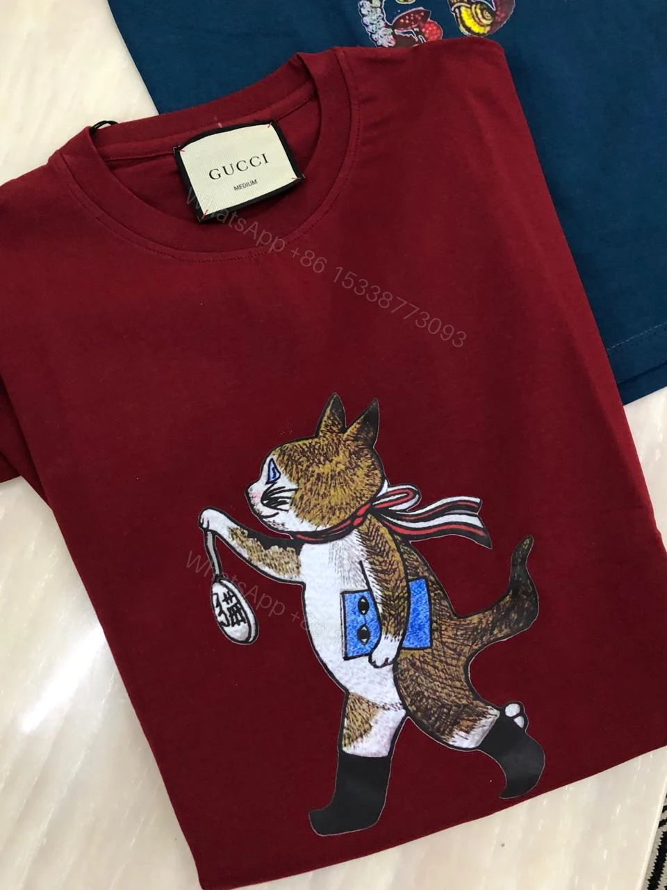 View 4 of FIRST COPY GUCCI VERY PREMIUM ROUND NECKS T-SHIRT