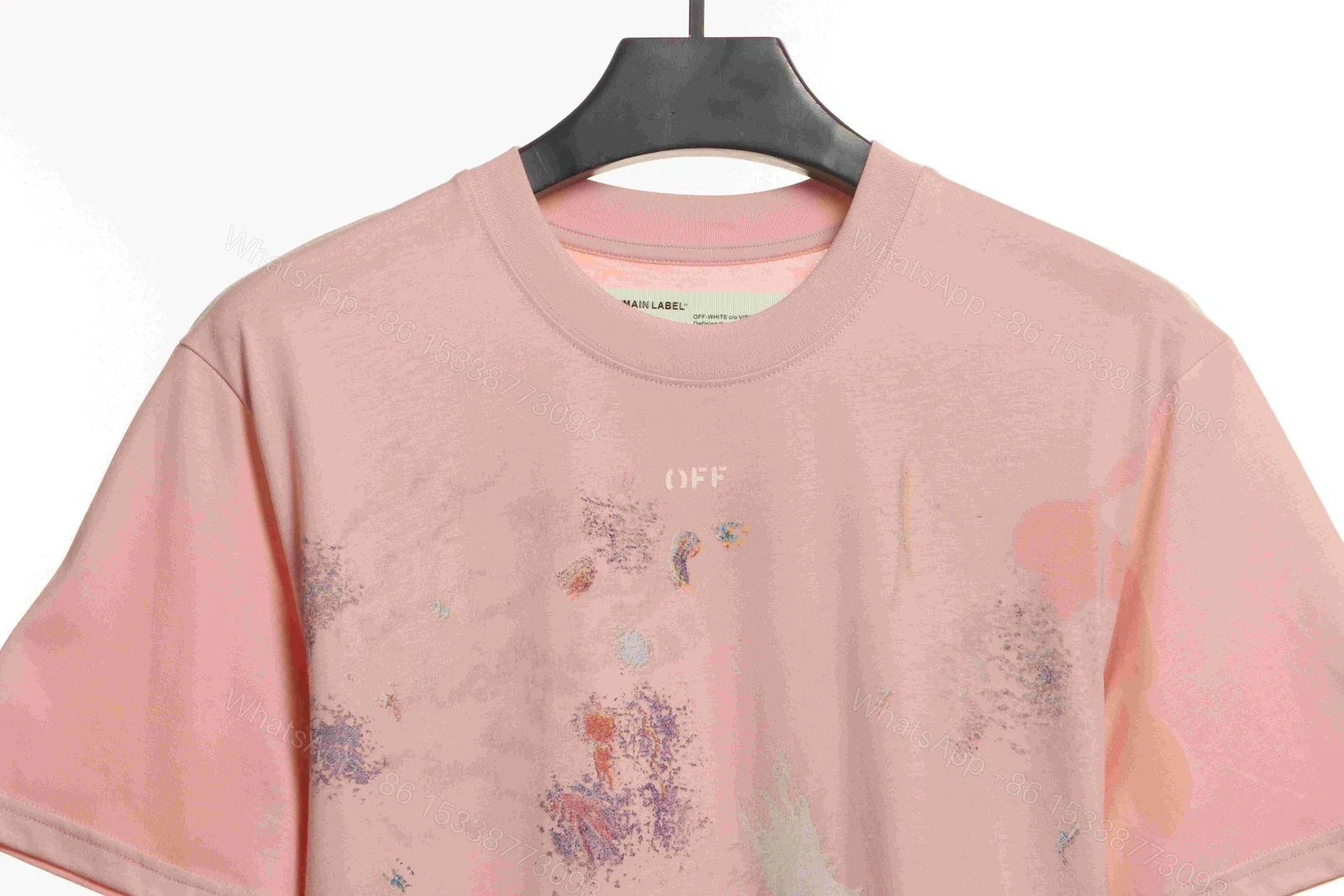 View 2 of Off-White Fireworks T-Shirt Pink