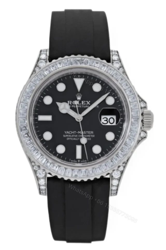 Rolex Yacht-Master 226679TBR 1:1 Replica 42MM Moissanite Diamond Lugs and Dial 3235 Movement Super Clone Watch — view 1