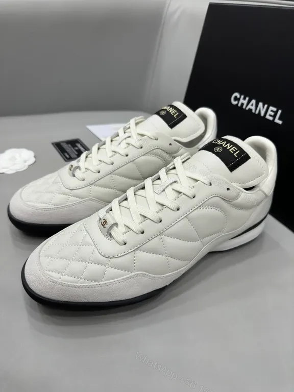 View 6 of White Quilted Chanel-Inspired Sneakers: Luxe Everyday Comfort