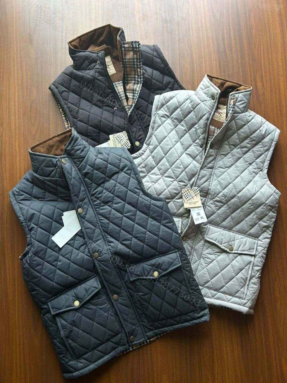 View 3 of FIRST COPY BURBERRY BARFI CUT HALF JACKET