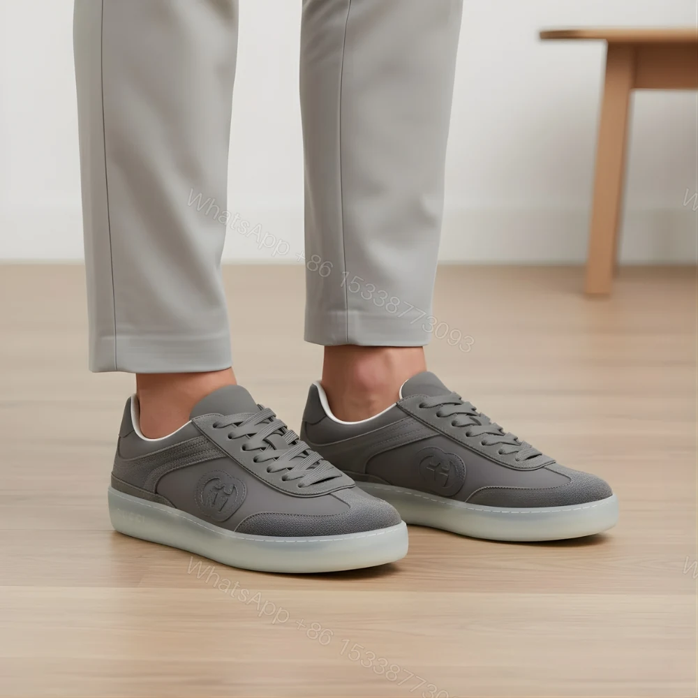 View 7 of Gucci Men G75 Sneaker Grey Suede