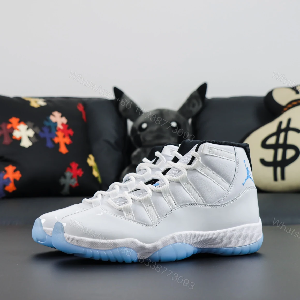 View 9 of Air Jordan 11 Retro “Legend Blue” Reps (2024)