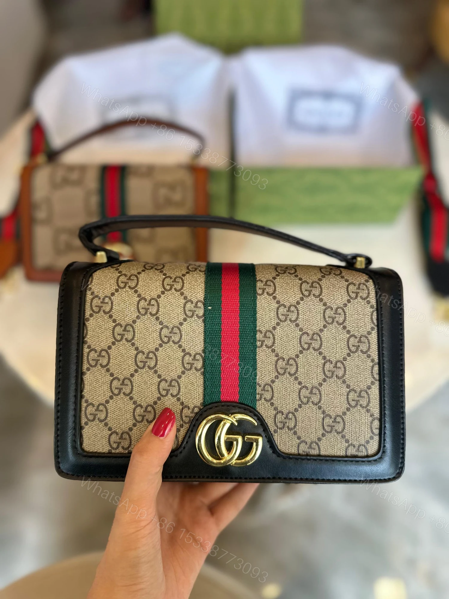 View 4 of FIRST COPY GUCCI SIDE SQUARE BAG