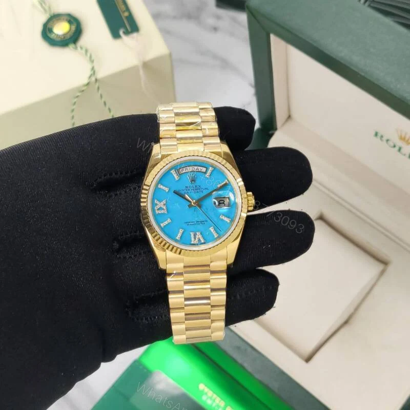 Rolex Oyster Perpetual Day-Date Blue 40mm Automatic — view 1