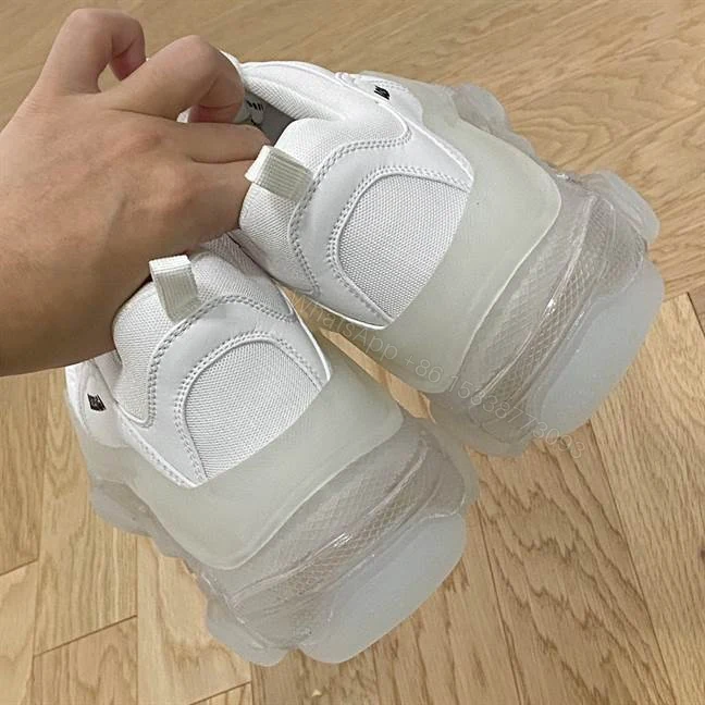 View 9 of BALENCIAGA MEN’S TRIPLE S SNEAKER CLEAR SOLE – BB191