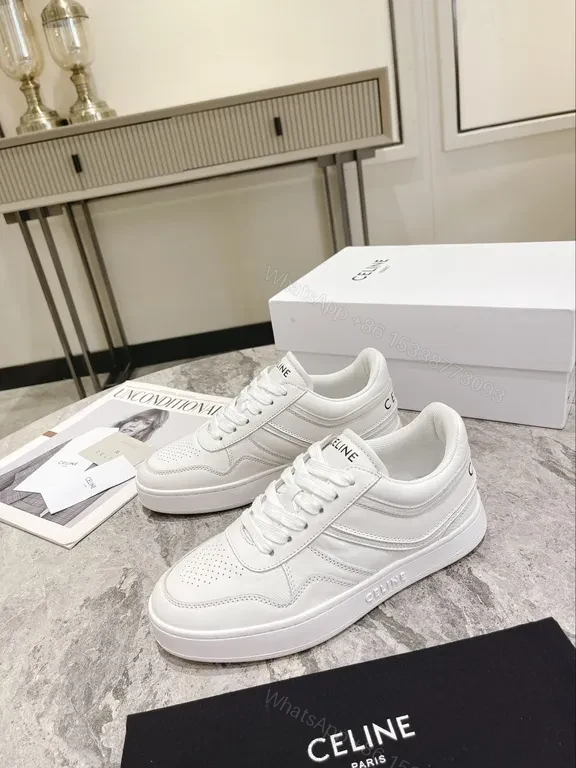 View 2 of Chic White Luxe Sneakers: Premium Leather, Minimalist Style