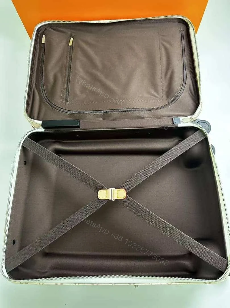 View 6 of Louis Vuitton Horizon 55 Suitcase Coated Canvas Saffron 55Cm M10280