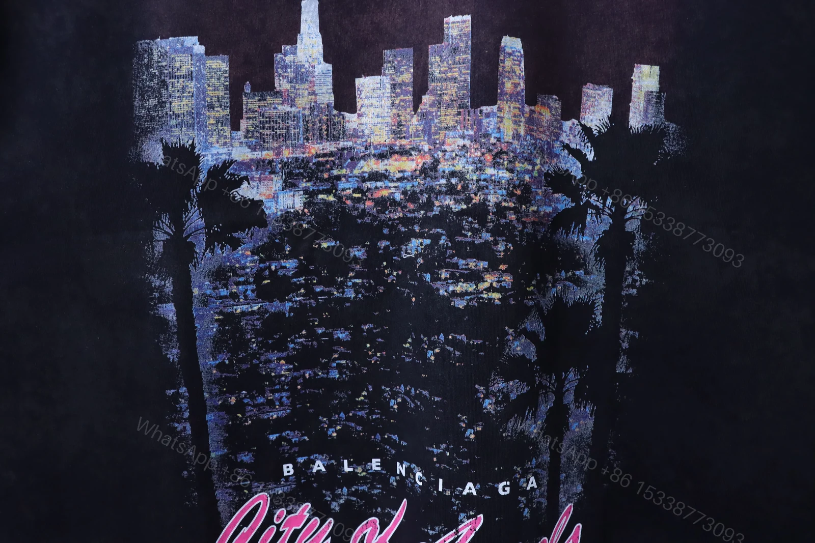 View 2 of Balenciaga Clothes 25SS City of Angels Limited Print Sleeveless Tank Top