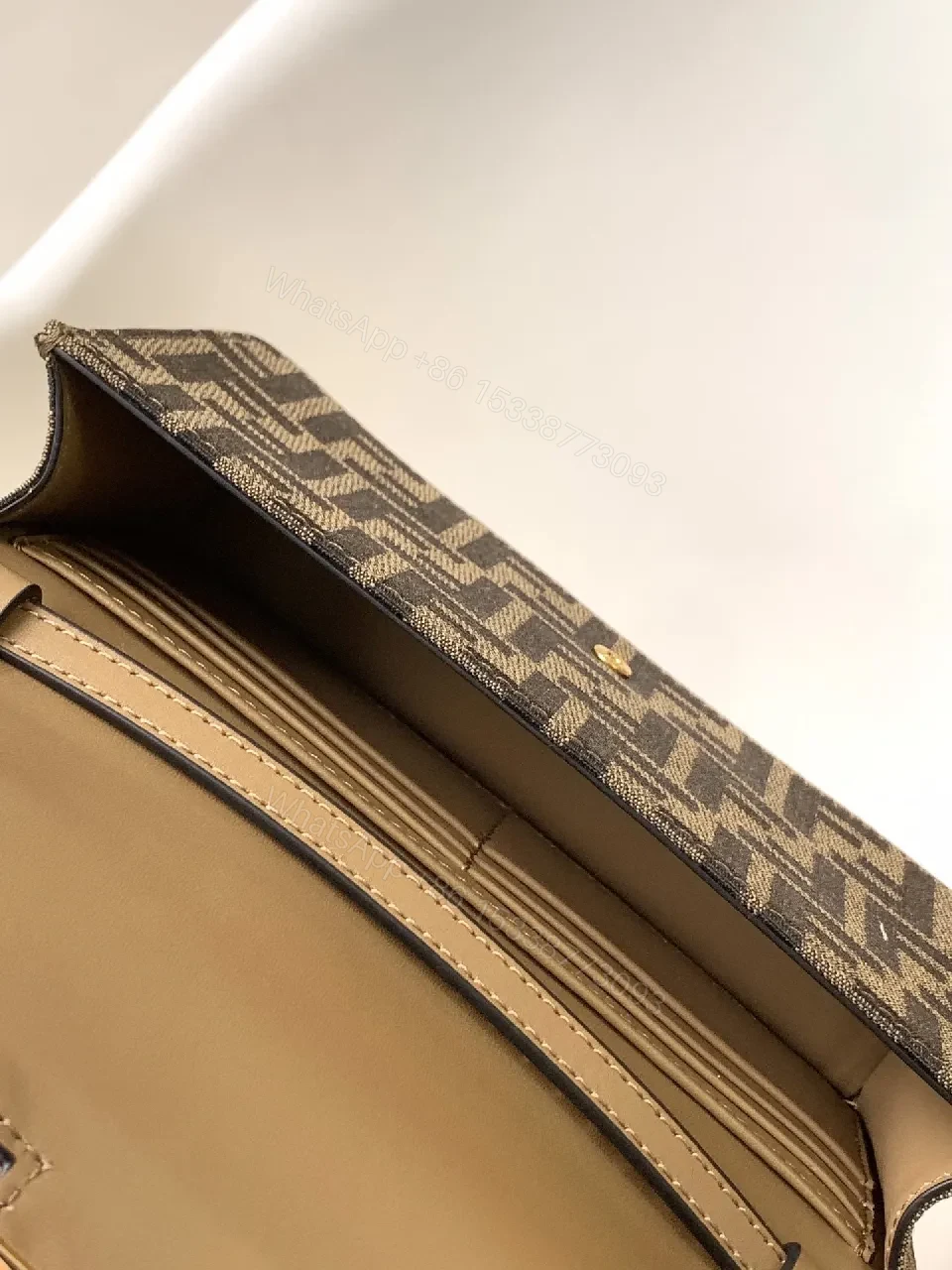 View 9 of Structured Monogram Messenger Bag: Bold, Luxe, Versatile