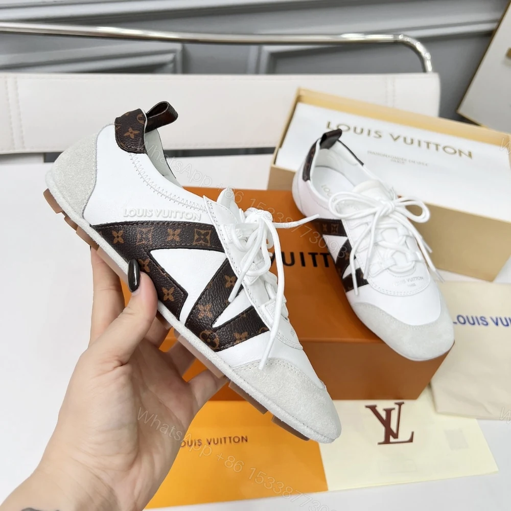 View 5 of Louis Vuitton LV Sneakerina Monogram White 1AHNC6