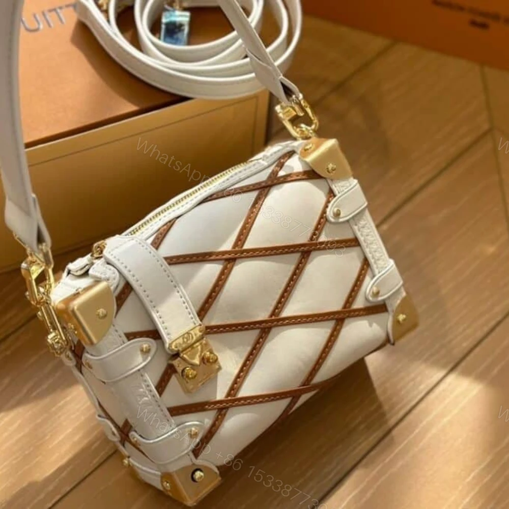 View 2 of Louis Vuitton Side Trunk PM Creme Noisette 18Cm M25216