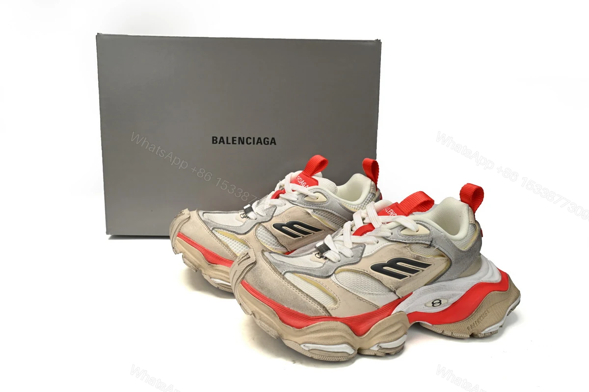 Balenciaga CARGO Sneaker Beige Red 784339-W2MV5-0325 — view 2