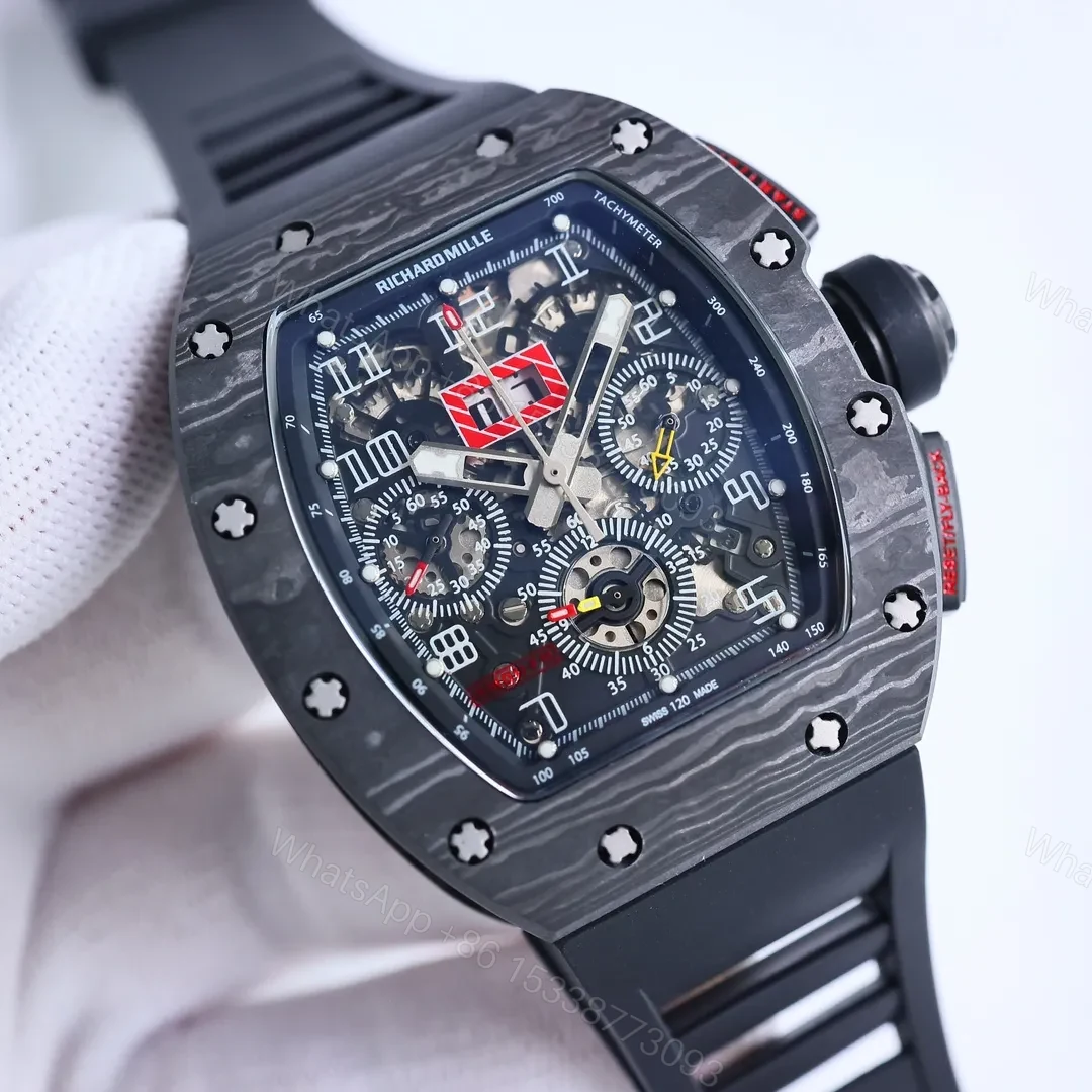 Richard Mille RM011-FM Black Chronograph Watch — view 1