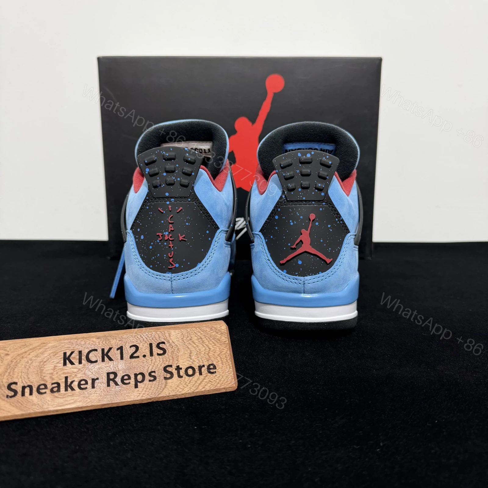 View 6 of Air Jordan 4 Retro Travis Scott Cactus Jack Reps