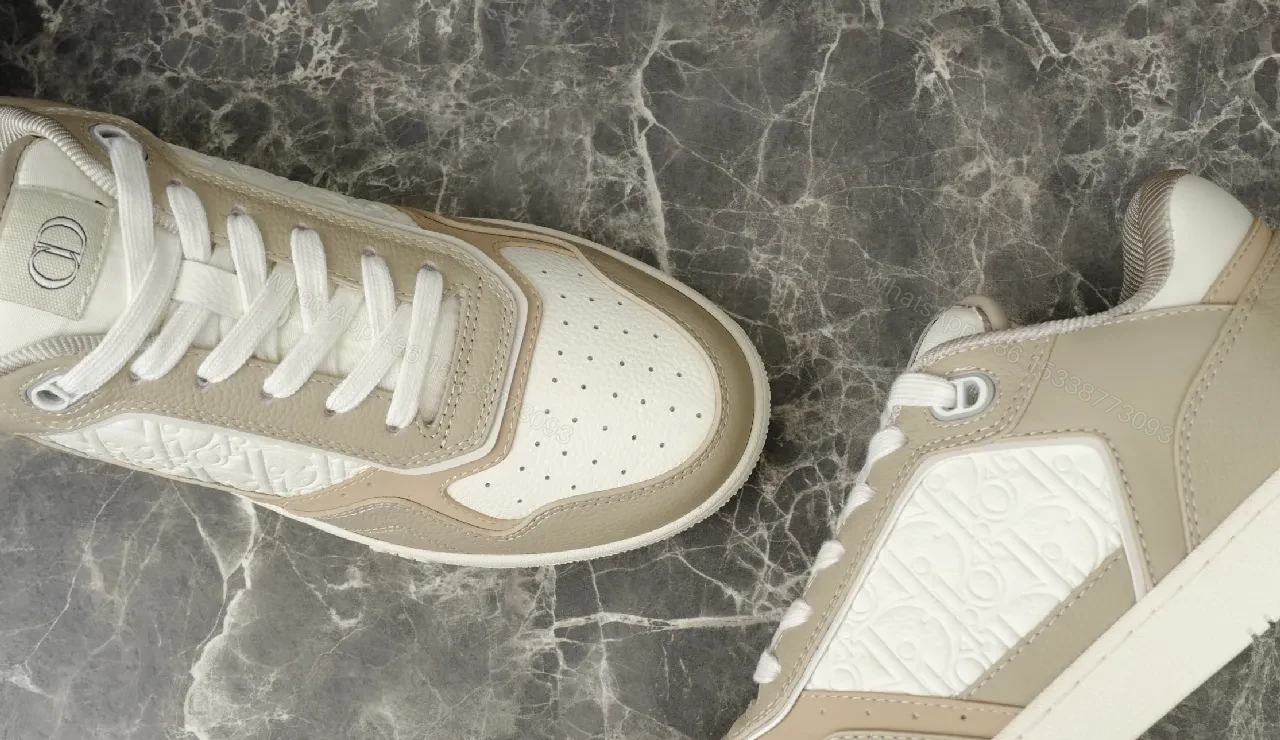 View 3 of Textured Luxury High-Top Sneakers: Subtle Designer Vibe