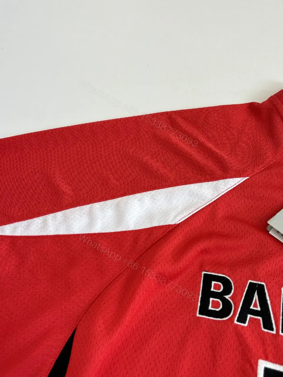 View 11 of Bold Red Jersey: Luxe Streetwear Comfort Jersey
