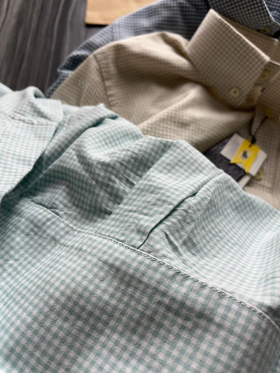 View 4 of FIRST COPY RALPH LAUREN PIN CHECK SHIRT