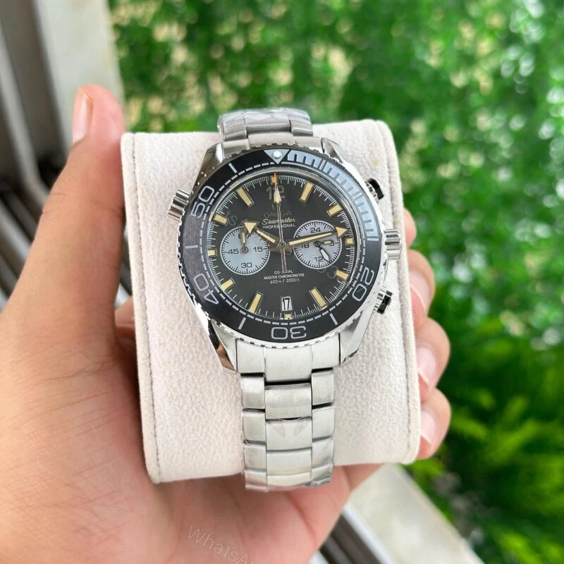 View 3 of Omega Seamaster Planet Ocean 45MM Gray Dial Chronograph Quartz