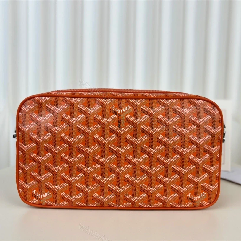 View 6 of 高仿Goyard*CAPVEP11相機郵差包橙色小號免檢版