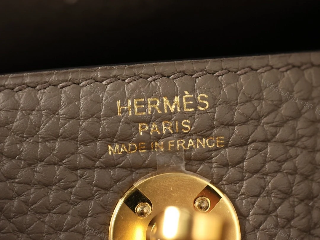 View 16 of 頂級原單HermesLindy手提包錫器灰金扣