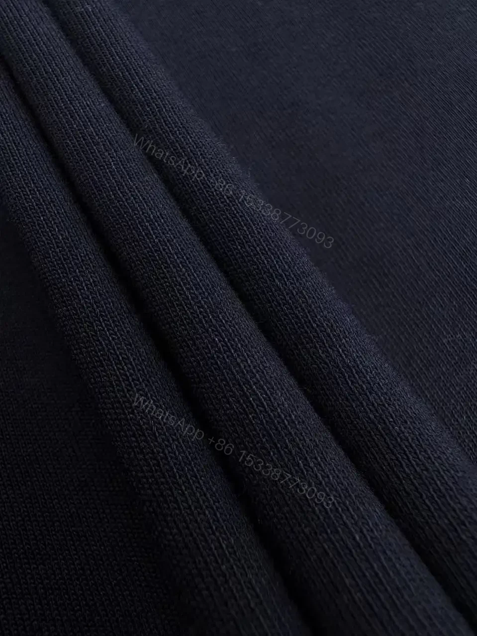 View 11 of Navy Cotton Logo Tee - Premium Streetwear Essential
