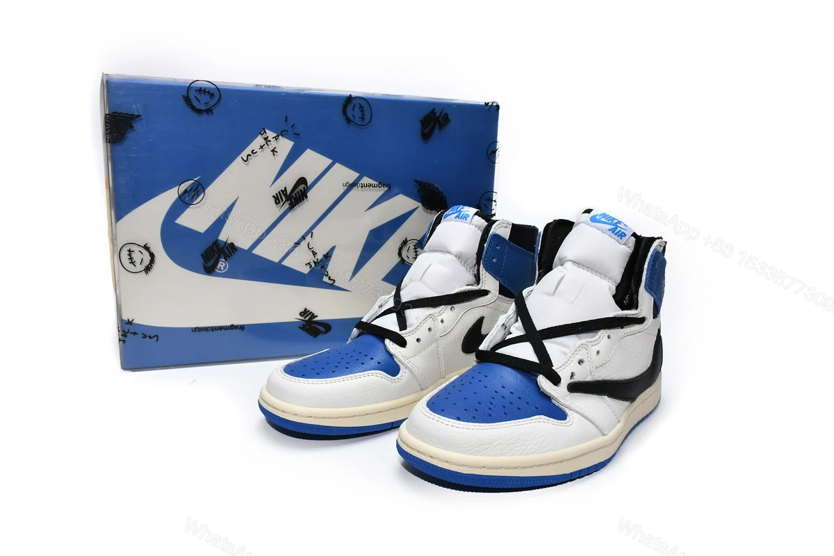 Fragment x Travis Scott x Air Jordan 1 High OG DH3227-105 (Top Quality) — view 2