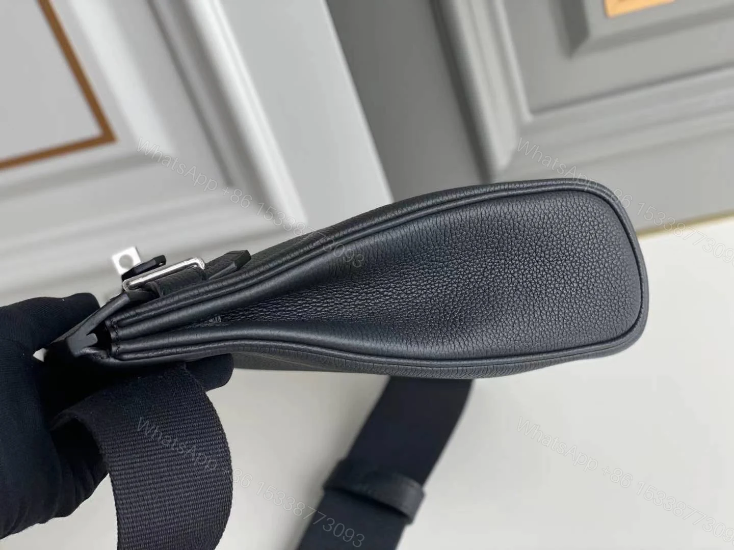 View 9 of HERMES HAC A DOS TOGO BACKPACK PALLADIUM HARDWARE BLACK 29CM