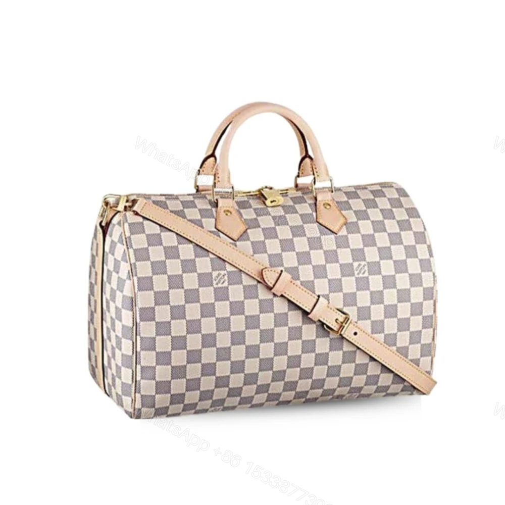 Louis Vuitton Speedy Bandouliere 35 White 35cm N41372 — view 1