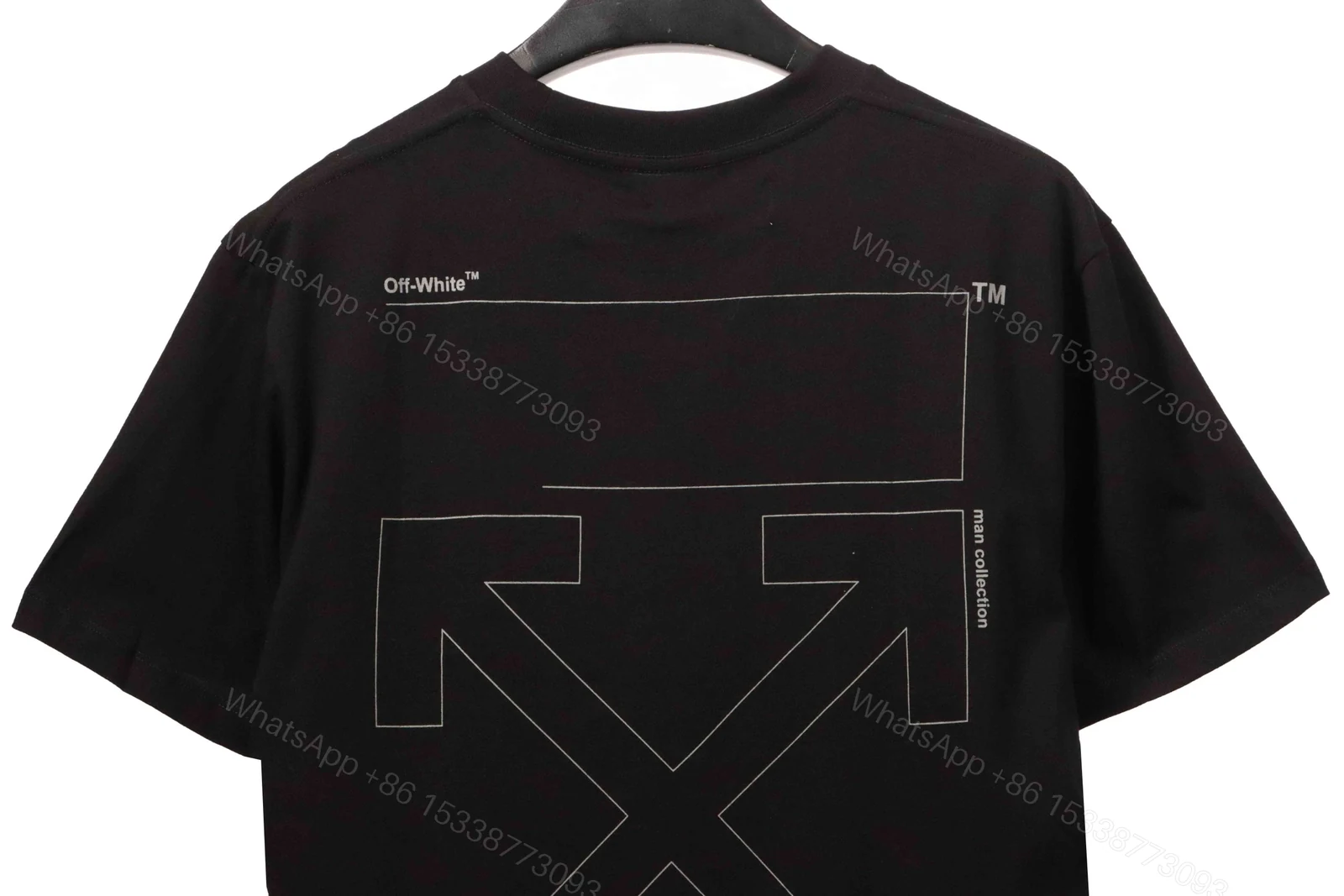 View 2 of Off-White Incomplete lines Print T-Shirt