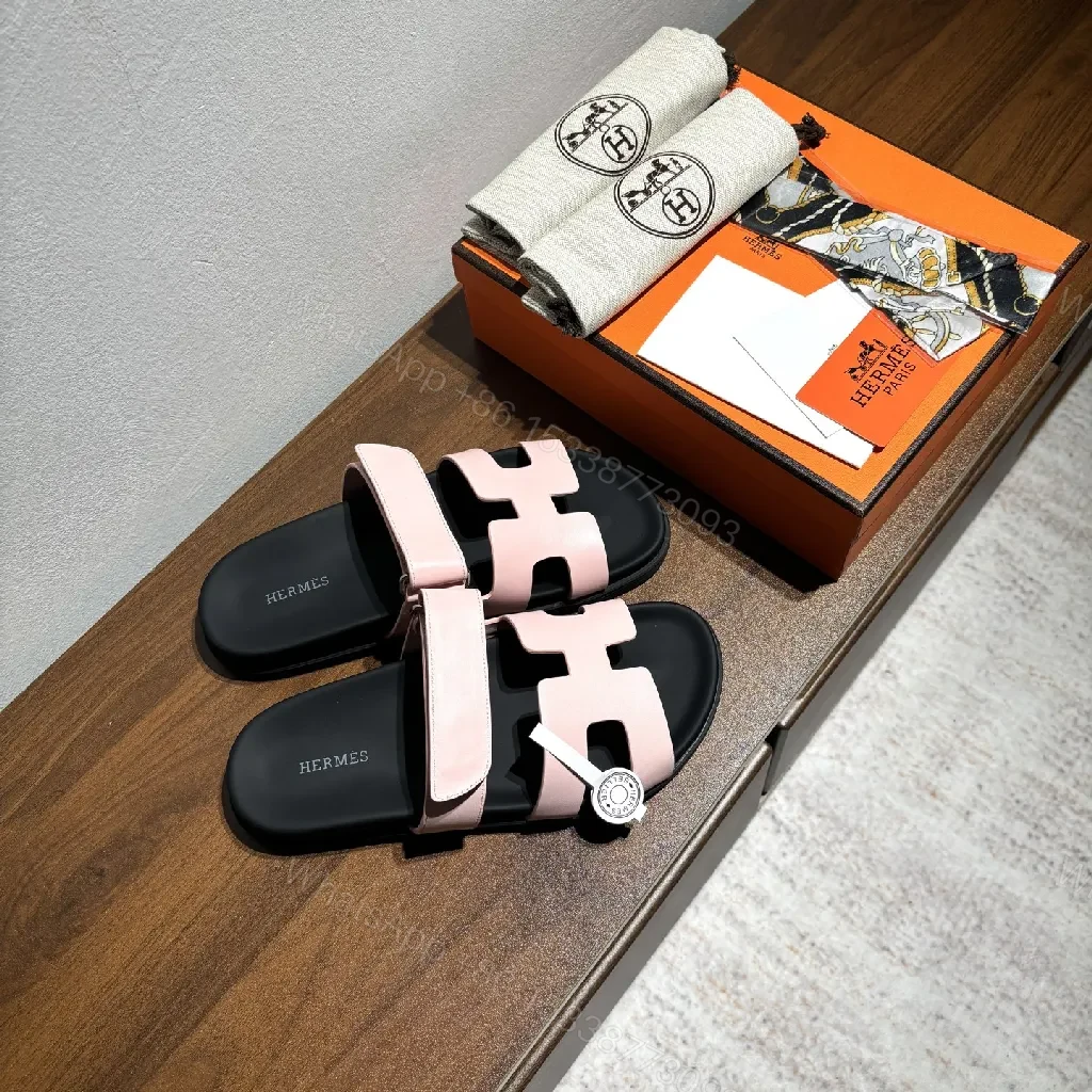 View 5 of Pink Synthetic Interlocking-Strap Sandals | Cushioned, All-Day Comfort