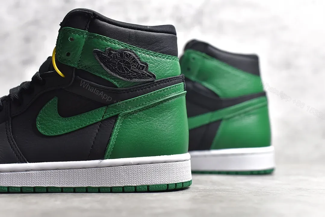View 4 of Air Jordan 1 Retro High “Pine Green Black ” Replica
