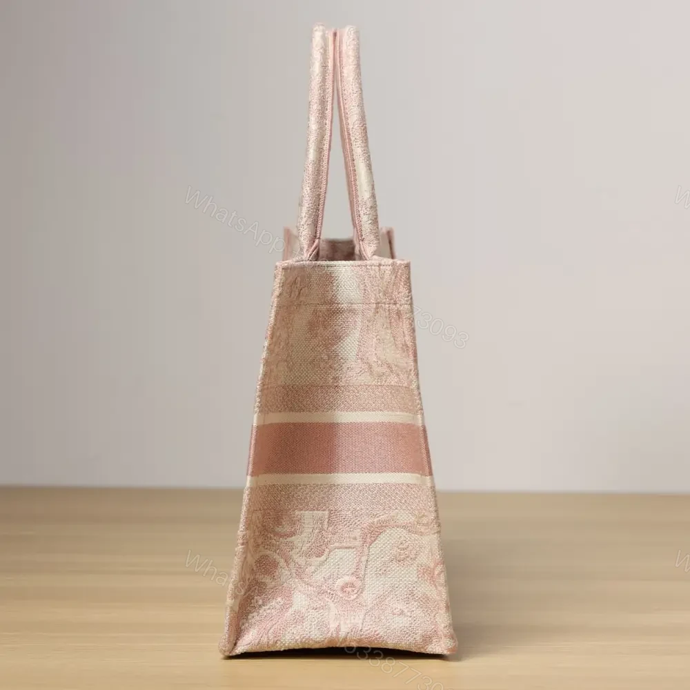 View 3 of 高仿Dior*BookTote系列粉色茹伊M手袋
