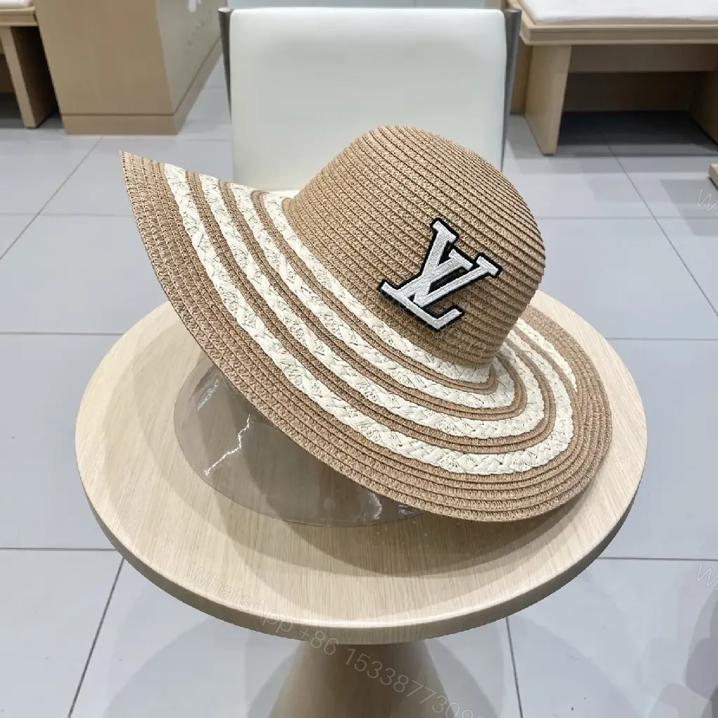 View 5 of Straw Panama Hat — Breathable Luxe with Signature Accent