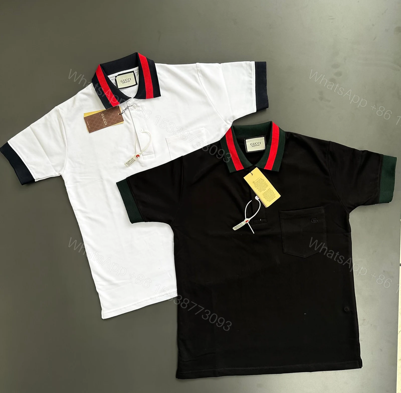 View 14 of FIRST COPY GUCCI LUXURY STYLE SUMMER LOOK POLO T-SHIRT