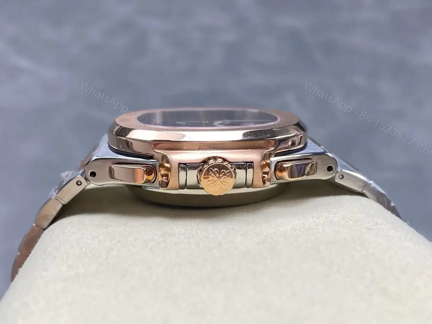 View 12 of Replica Patek Philippe Nautilus Chronograph Date Two-Tone 5980/1AR-001